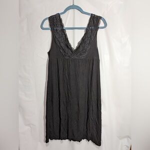 Women’s Black intimates Night Gown sleepwear , Size M